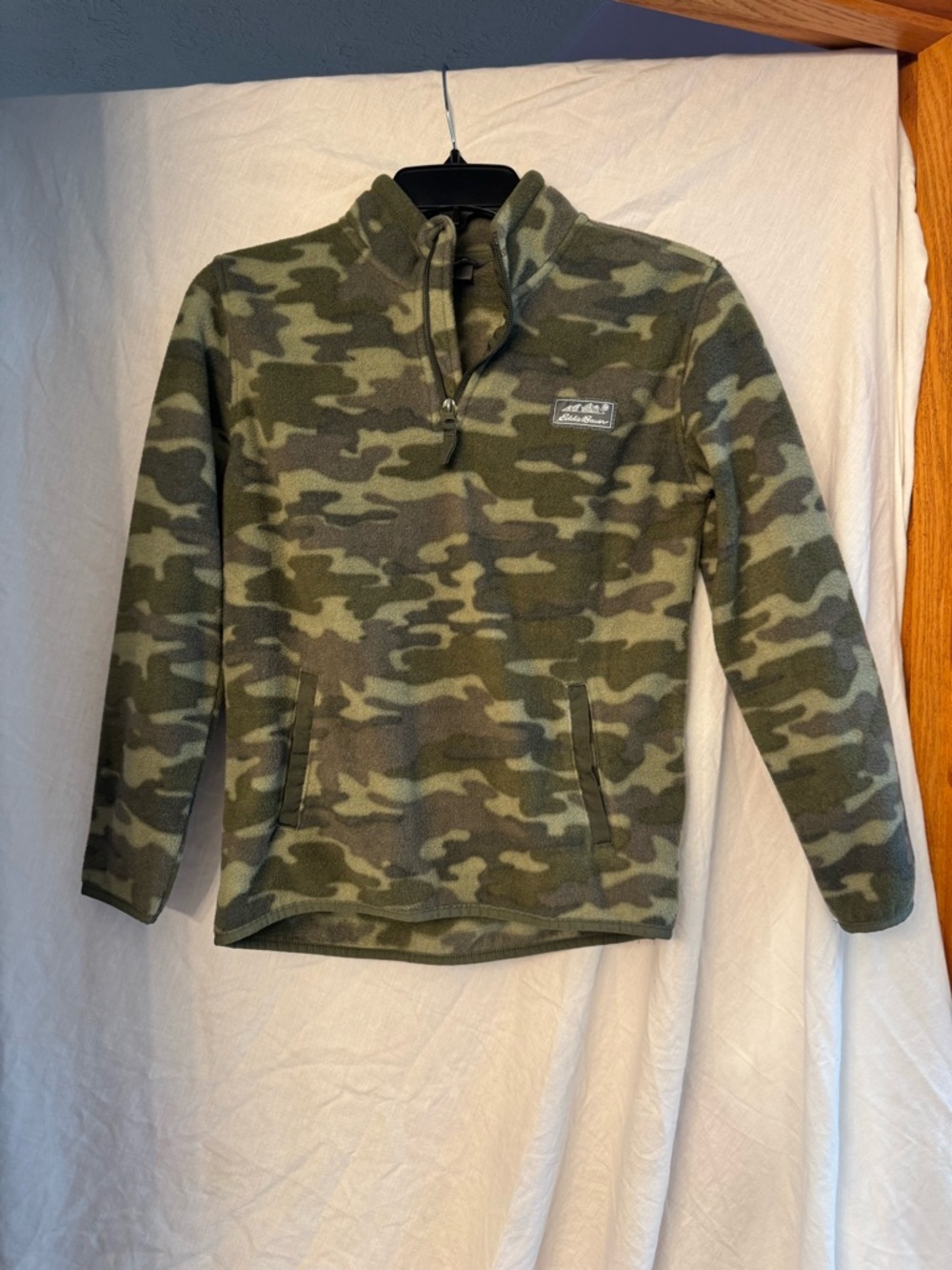 Eddie Bauer Camo Fleece Pullover